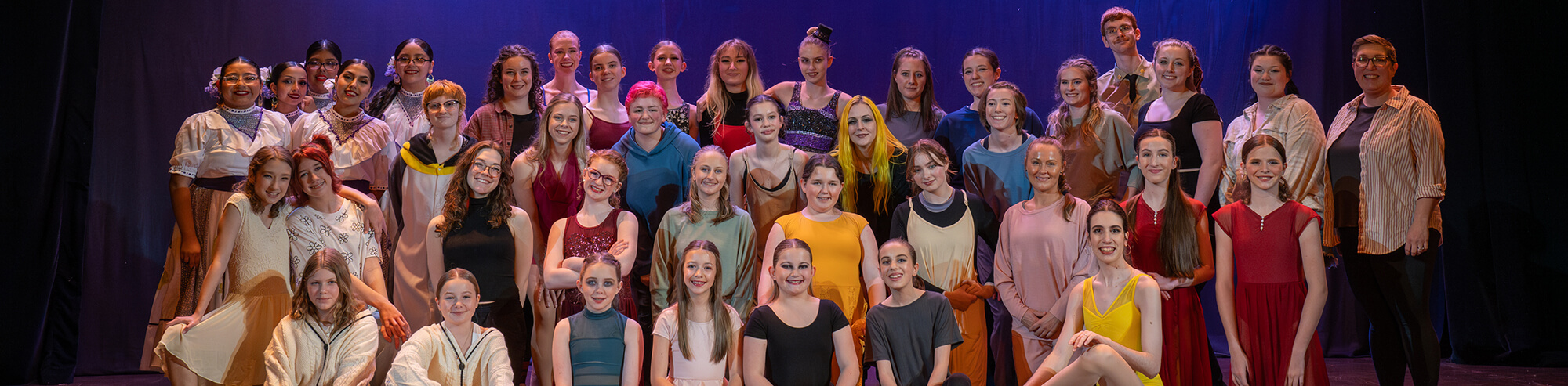 Cast photo of The Dance School dancers